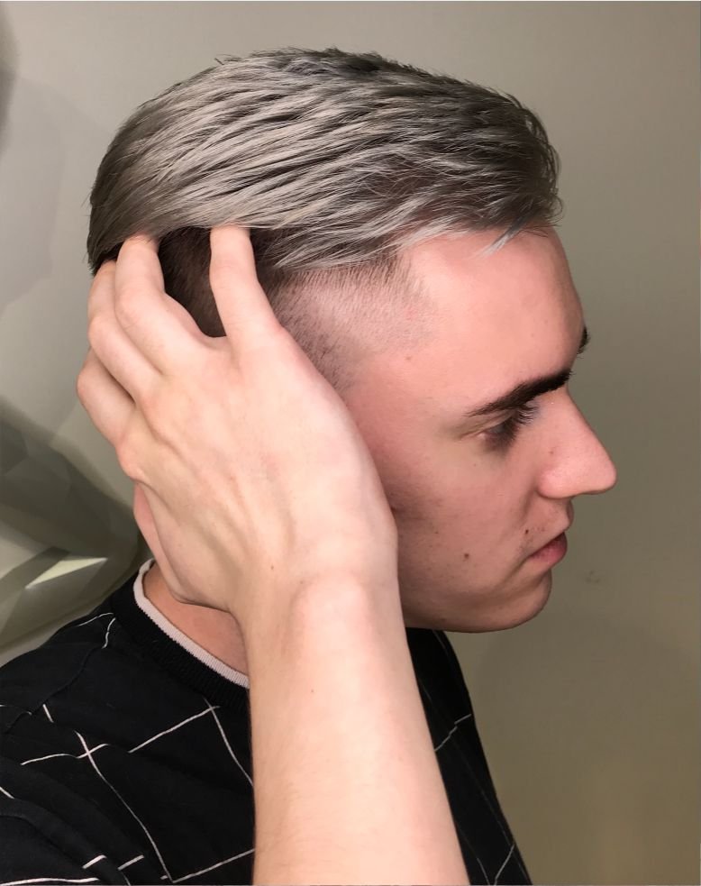 Тонирование седины